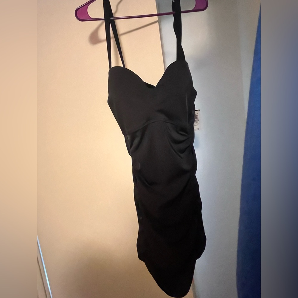 One piece runched bathing suit TORRID